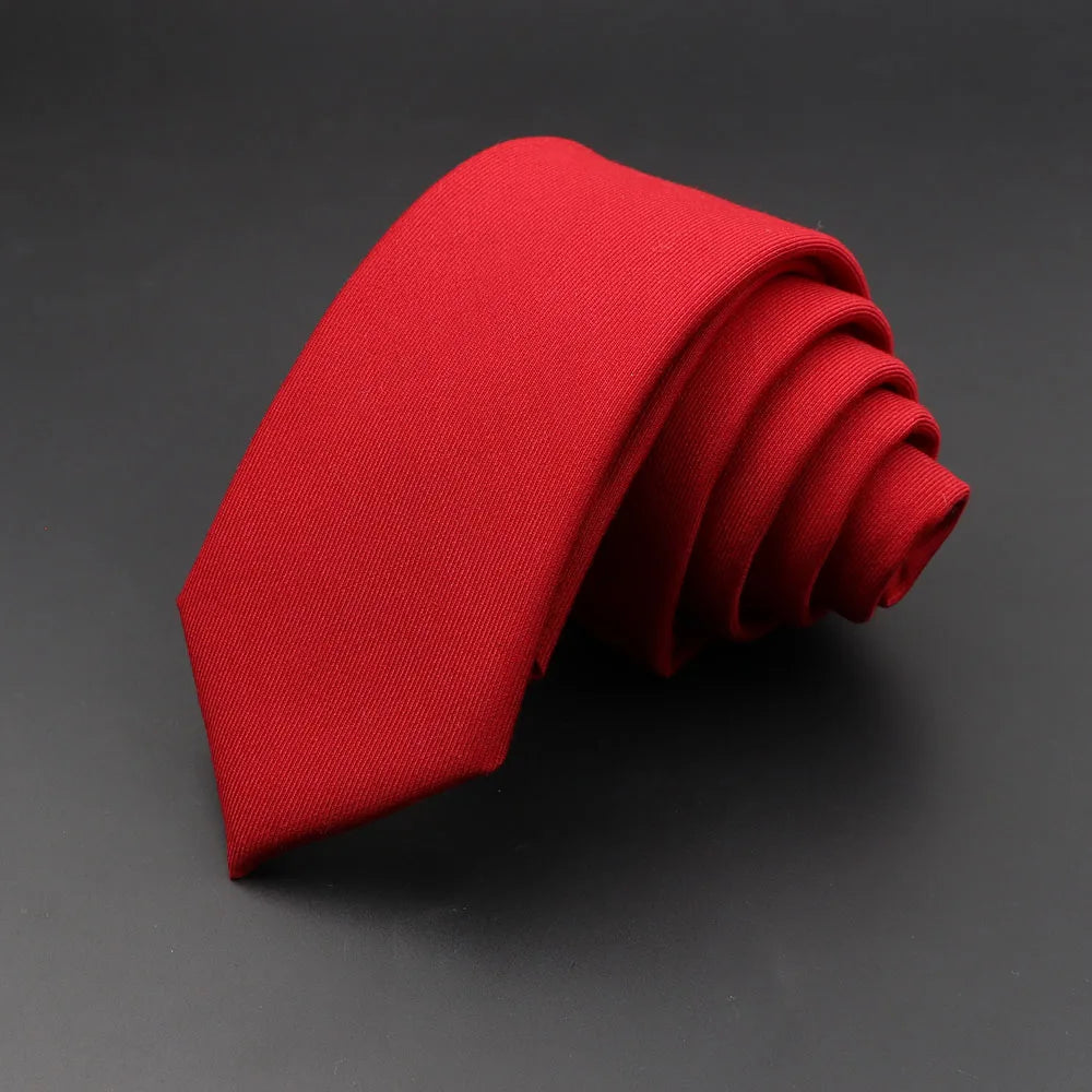 Mens Ties 6cm Classic Cotton Handmade