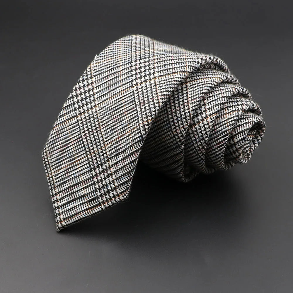Mens Ties 6cm Classic Cotton Handmade