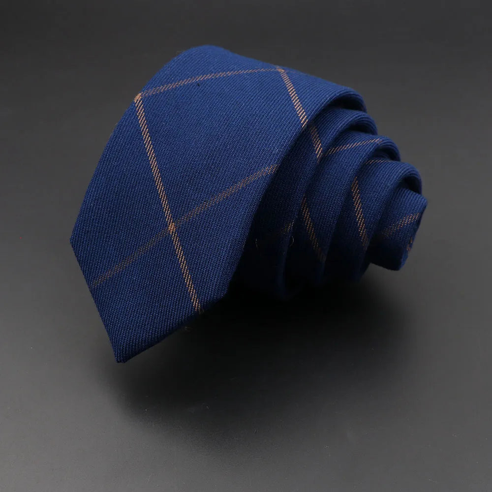 Mens Ties 6cm Classic Cotton Handmade