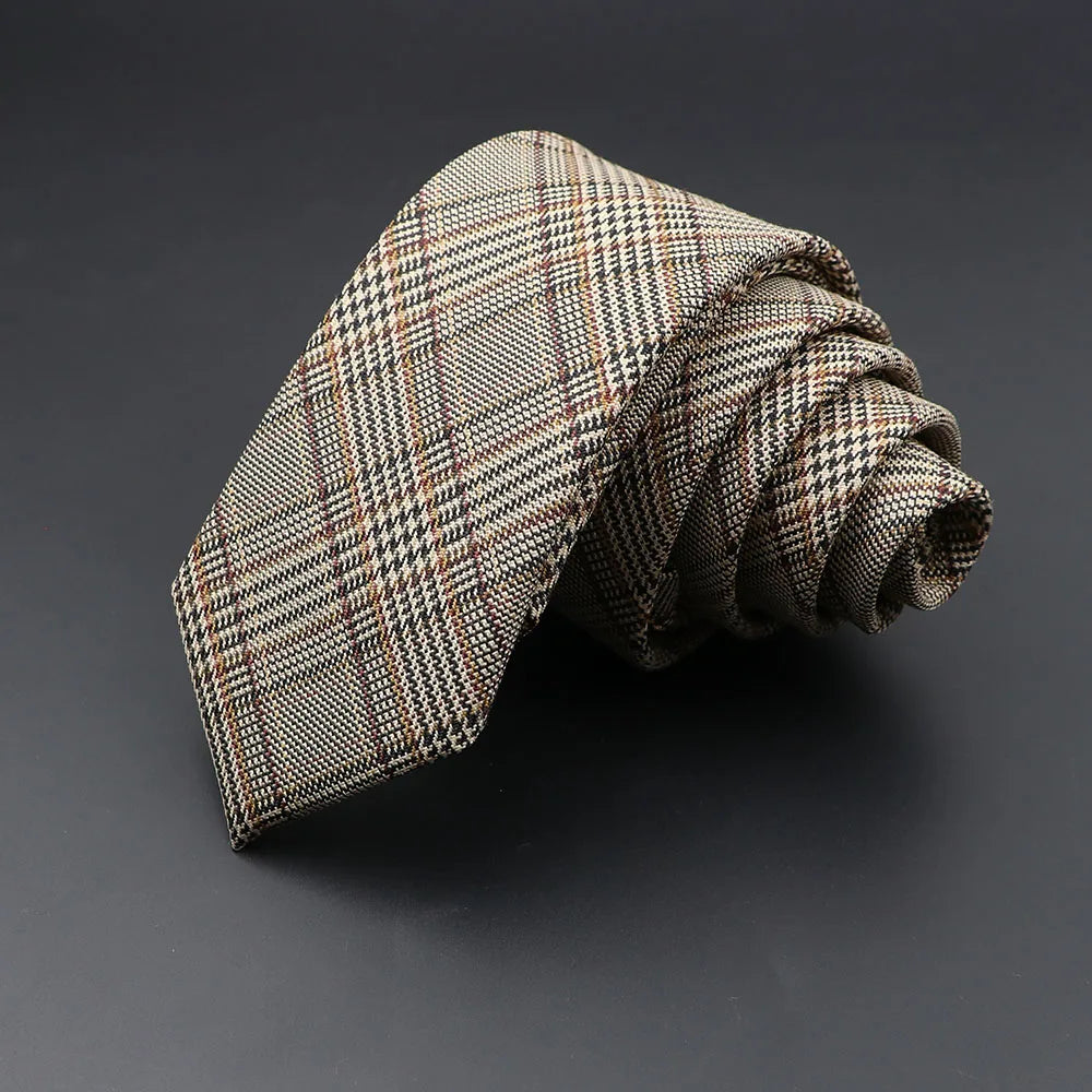 Mens Ties 6cm Classic Cotton Handmade