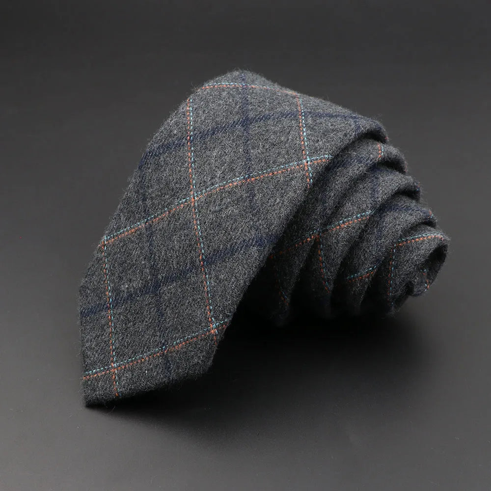 Mens Ties 6cm Classic Cotton Handmade