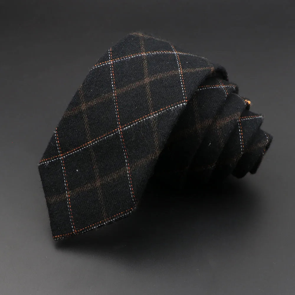 Mens Ties 6cm Classic Cotton Handmade