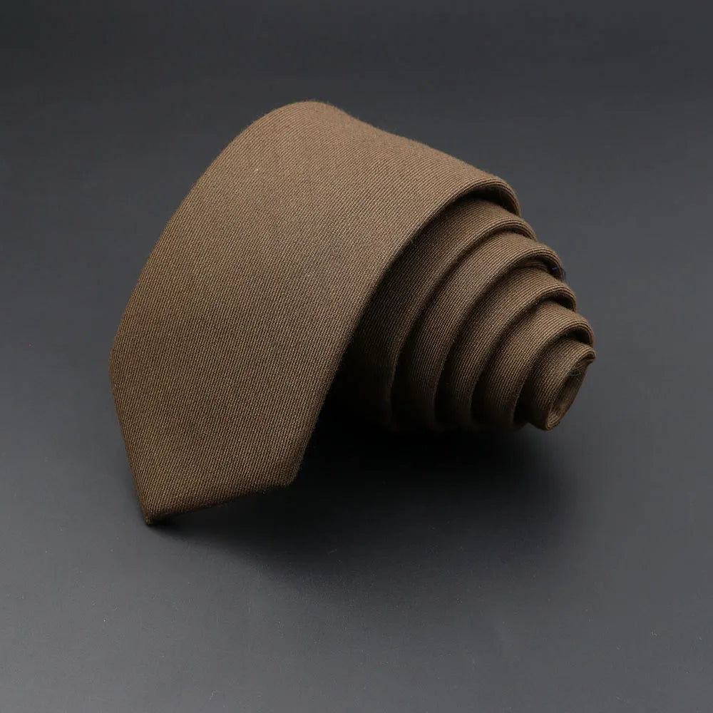 Mens Ties 6cm Classic Cotton Handmade
