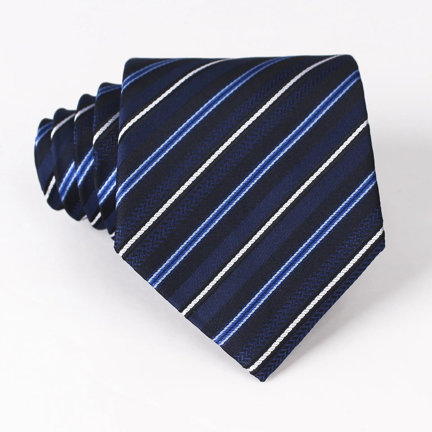 Wedding Tie 8cm Stripe