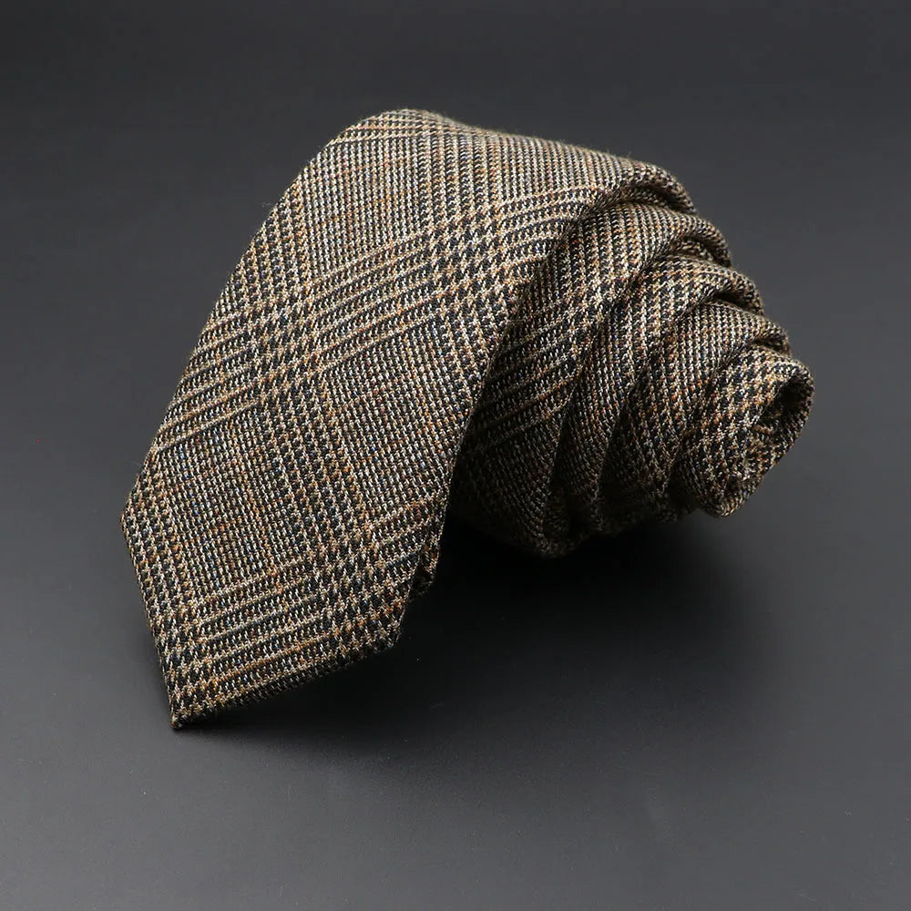 Mens Ties 6cm Classic Cotton Handmade