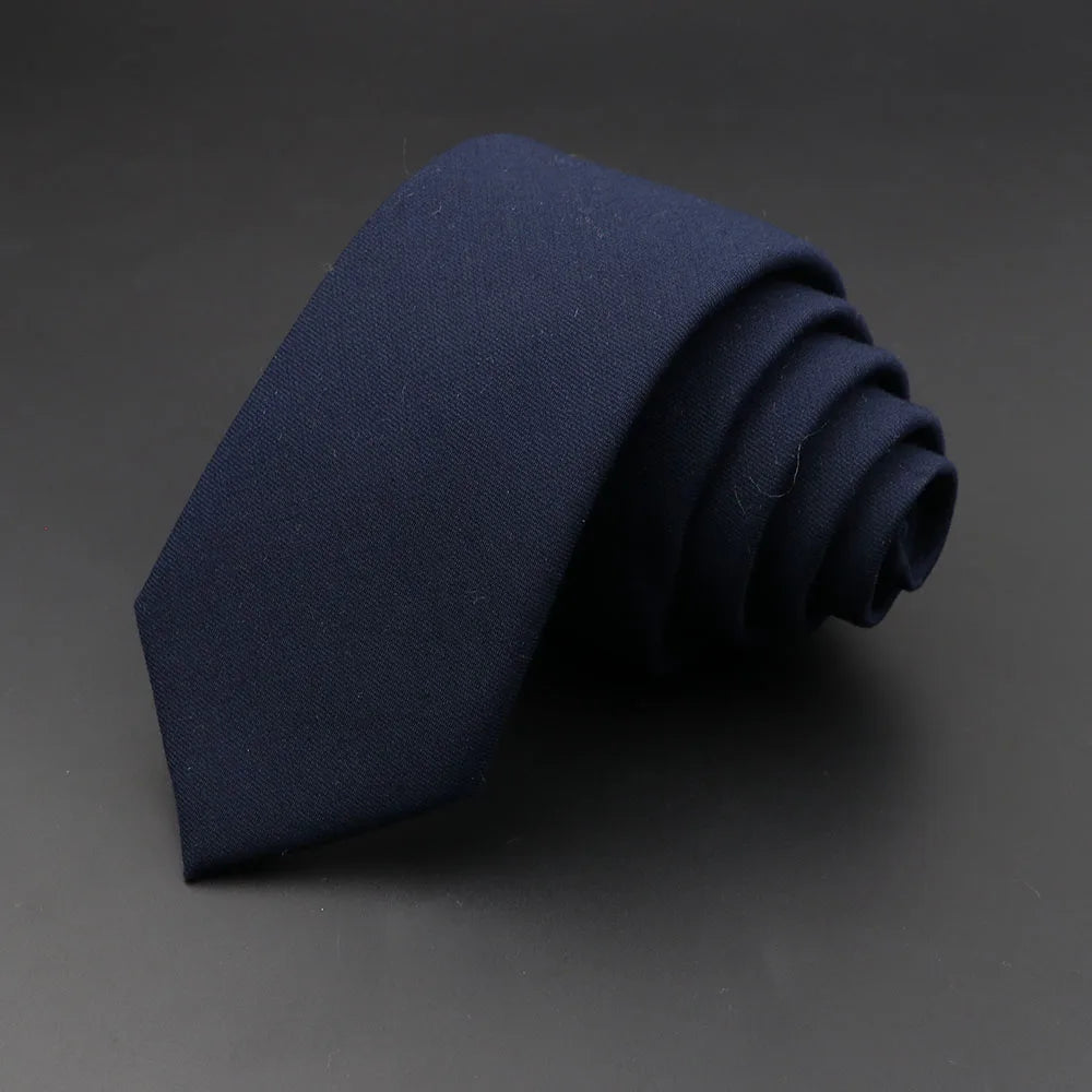 Mens Ties 6cm Classic Cotton Handmade