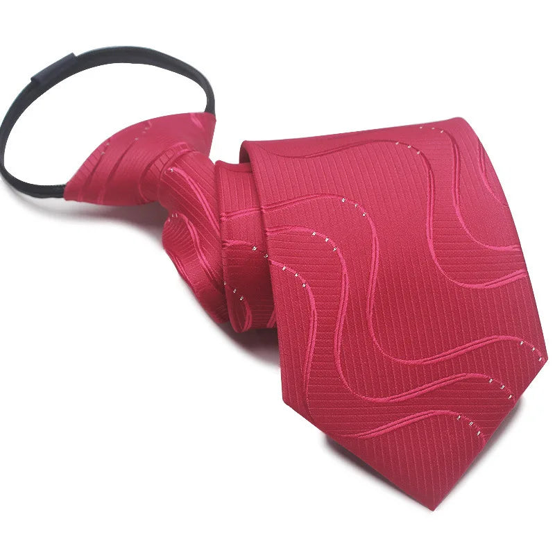 8cm business formal work Zipper necktie