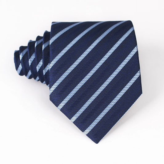 Wedding Tie 8cm Stripe
