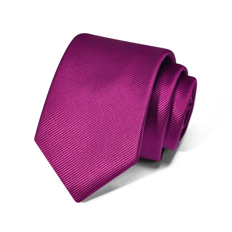 Solid purple Necktie - 7cm Width