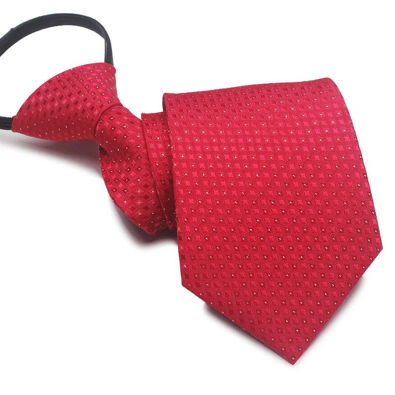8cm business formal work Zipper necktie