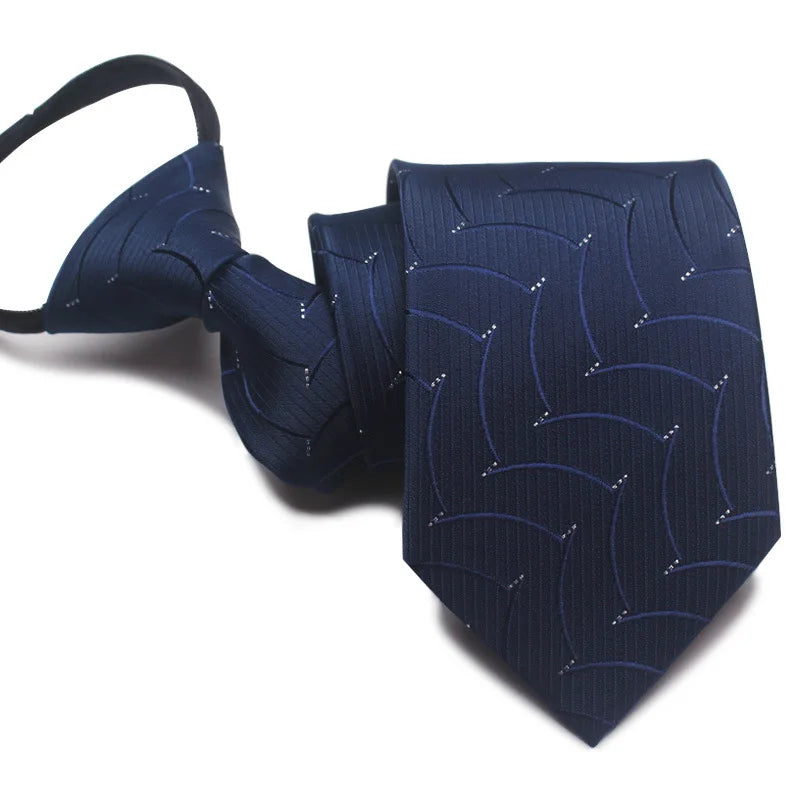 8cm business formal work Zipper necktie