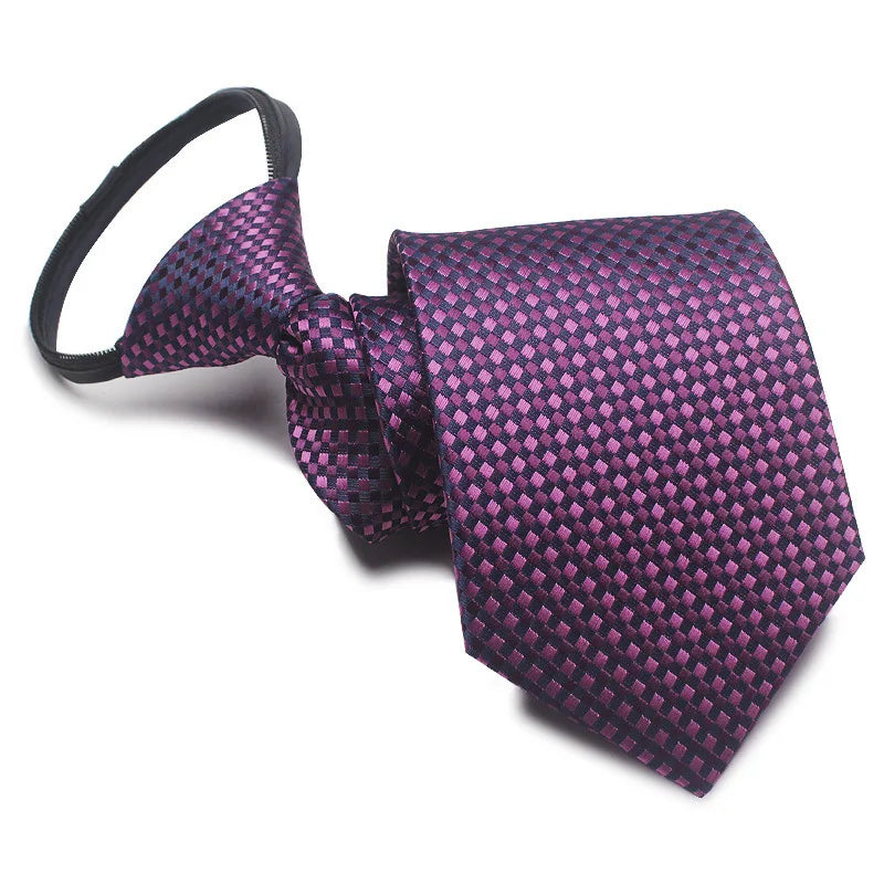 8cm business formal work Zipper necktie