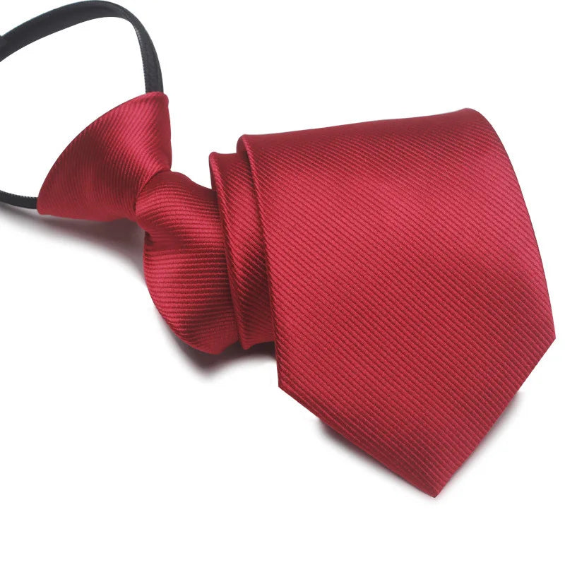 8cm business formal work Zipper necktie