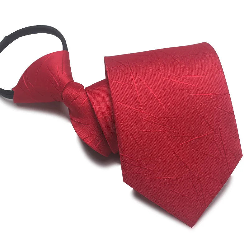 8cm business formal work Zipper necktie