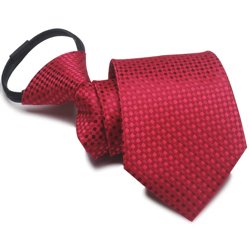 8cm business formal work Zipper necktie