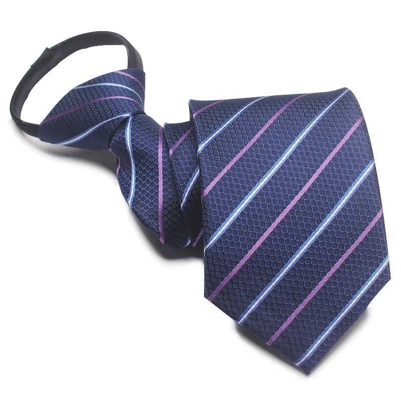 8cm business formal work Zipper necktie