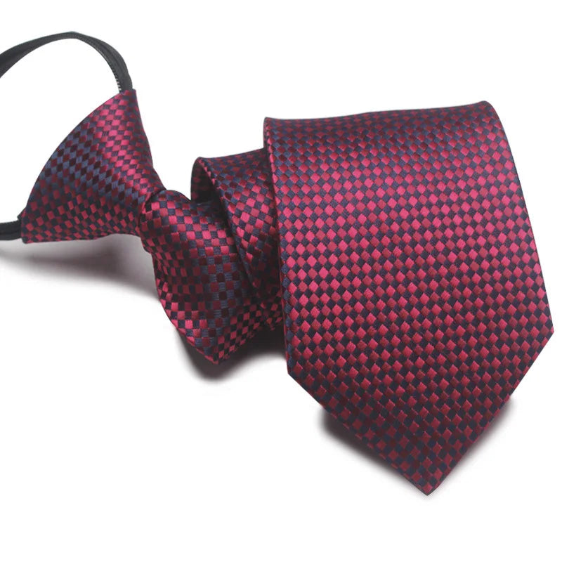 8cm business formal work Zipper necktie