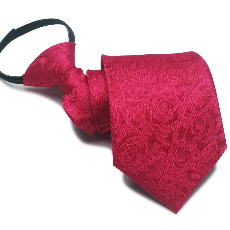 8cm business formal work Zipper necktie