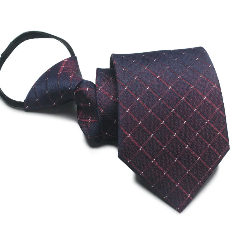 8cm business formal work Zipper necktie