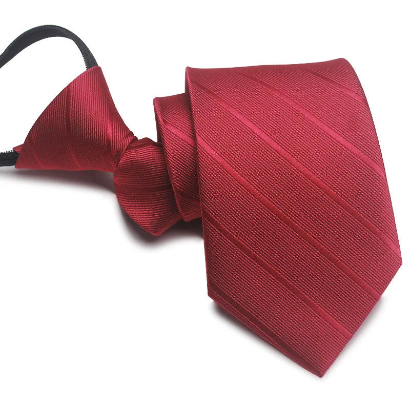 8cm business formal work Zipper necktie