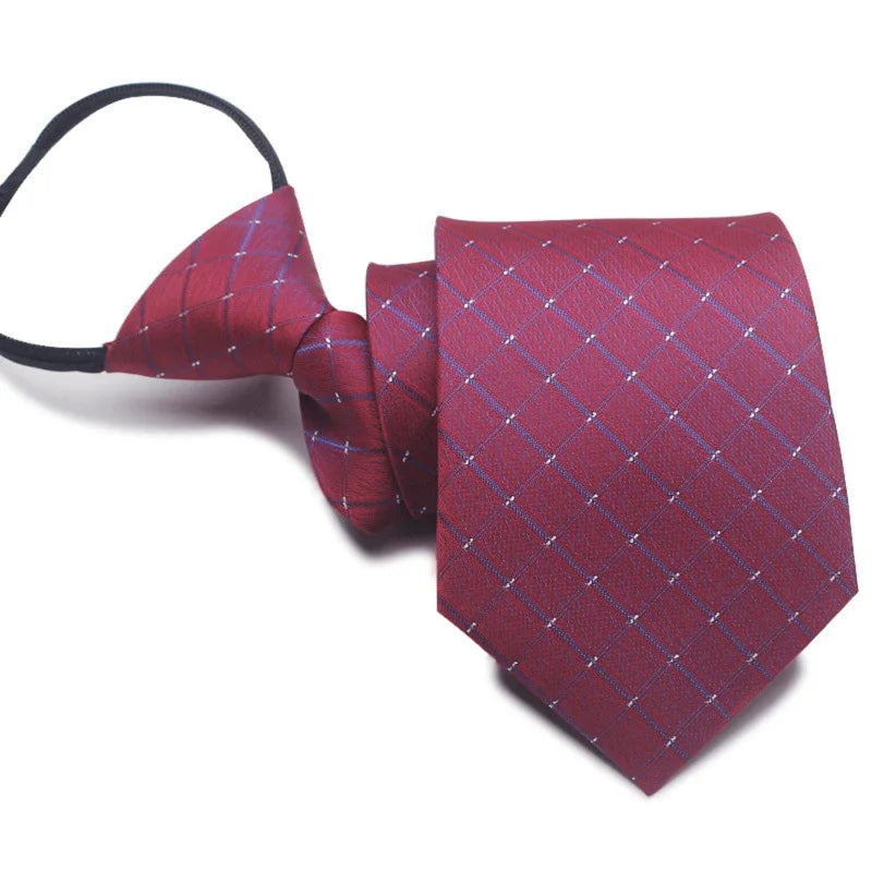 8cm business formal work Zipper necktie