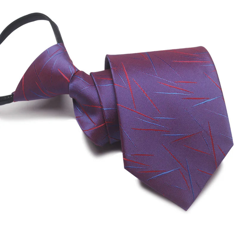 8cm business formal work Zipper necktie