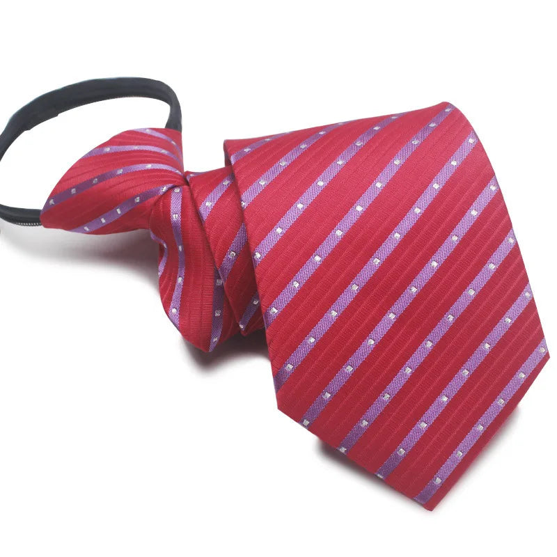 8cm business formal work Zipper necktie