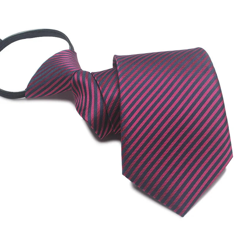 8cm business formal work Zipper necktie