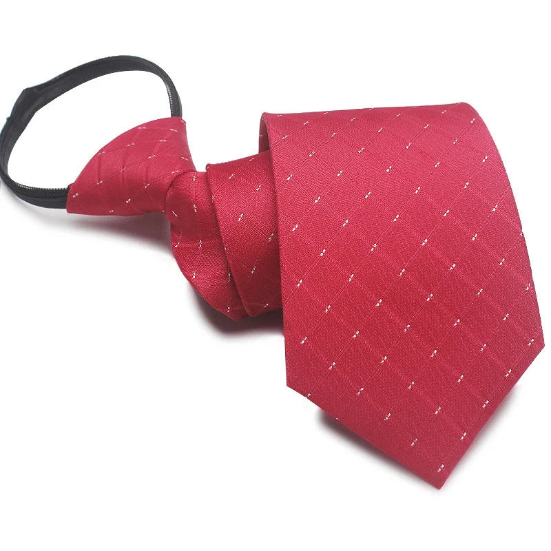 8cm business formal work Zipper necktie